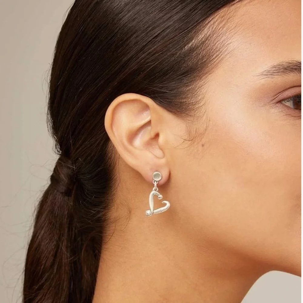 UNO de 50 earrings - One love - Silver plated